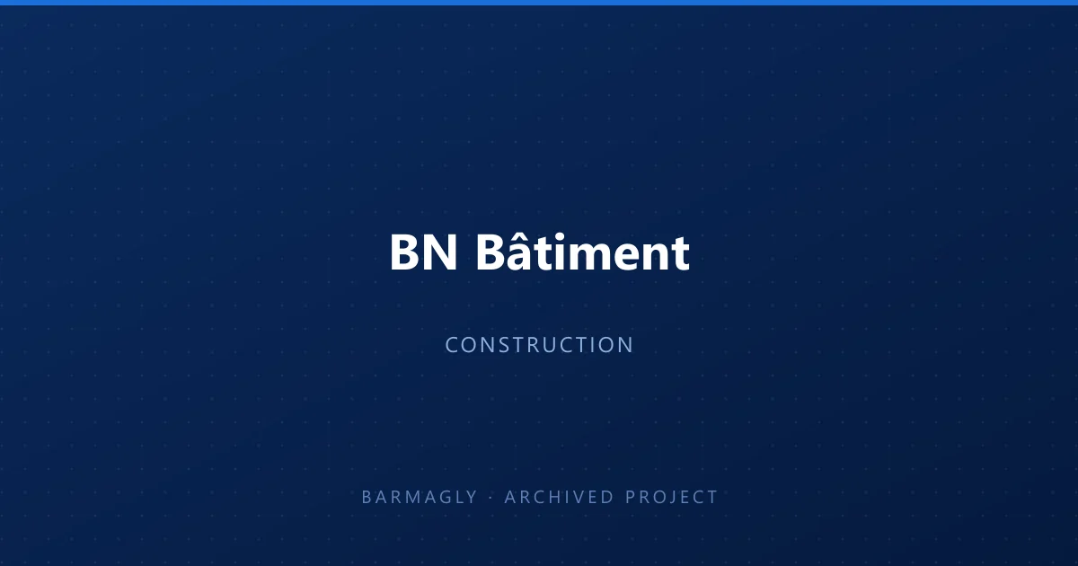 BN Bâtiment — French Roofing Company