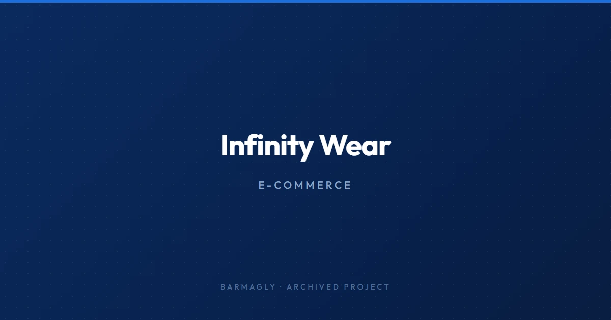 Infinity Wear — Professional Sportswear Brand