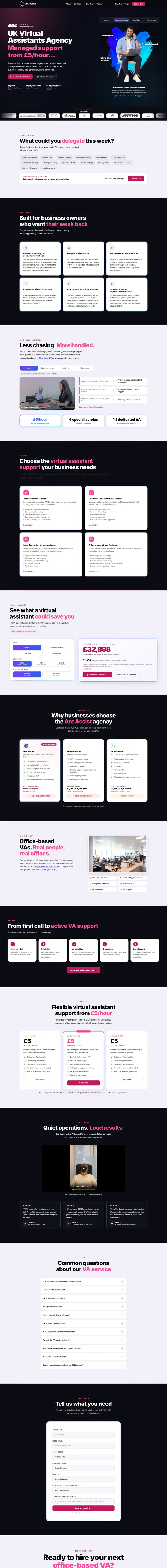 Ant Assist — UK Virtual Assistant Agency